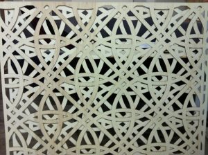 משרביות בחריטה על עץ