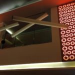 גופי תאורה משולבים משרביות ממתכת