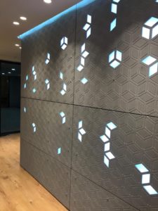 משרבייה משולבת גופי תאורה